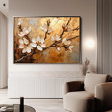 Floral Canvas Wall Art WAD141-F 90 x 60 cm / Stretched on hidden frame