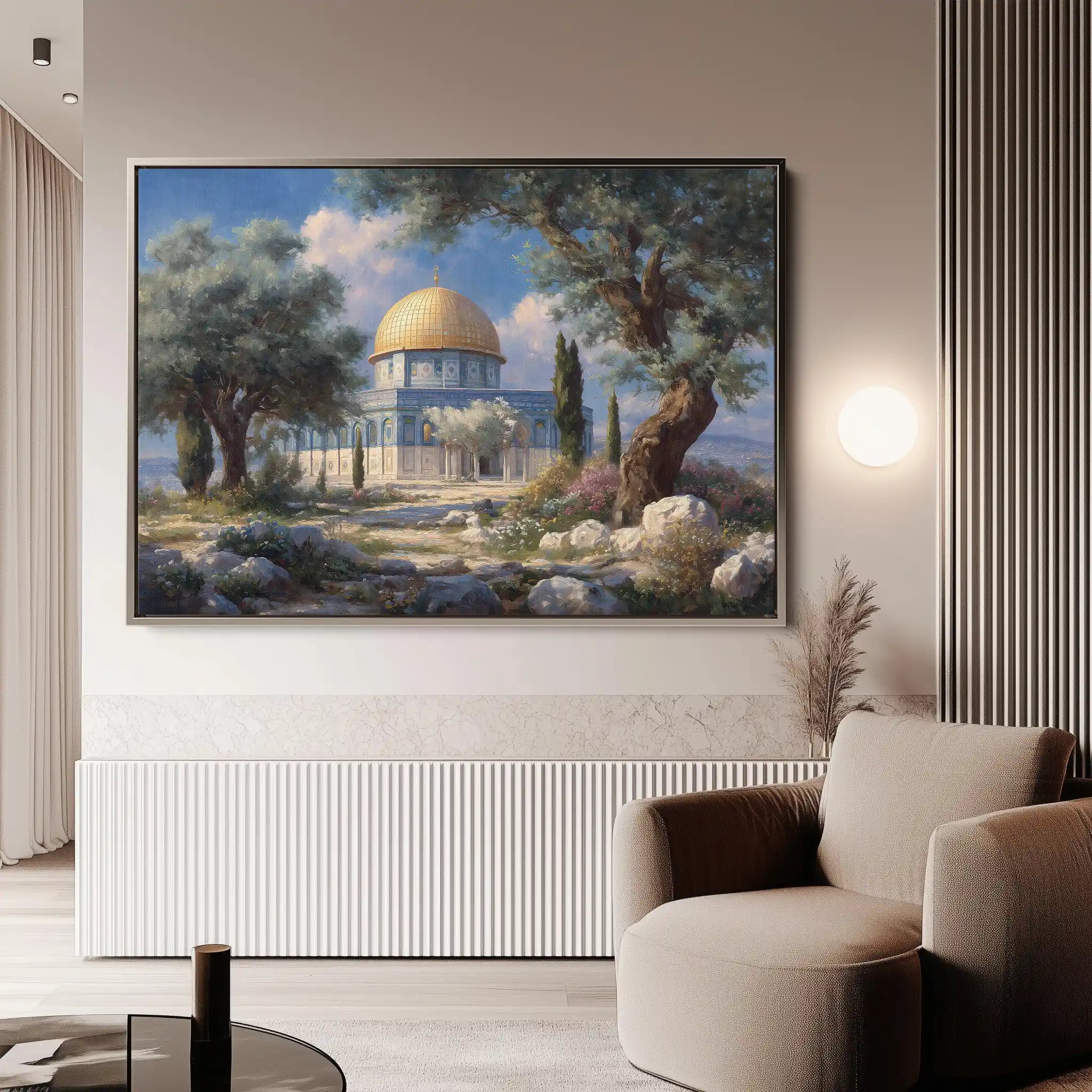 Palestine 141 Canvas Art 60 x 40 cm / Stretched on hidden frame