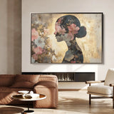 Portrait 141 Canvas Art 90 x 60 cm / Stretched on hidden frame