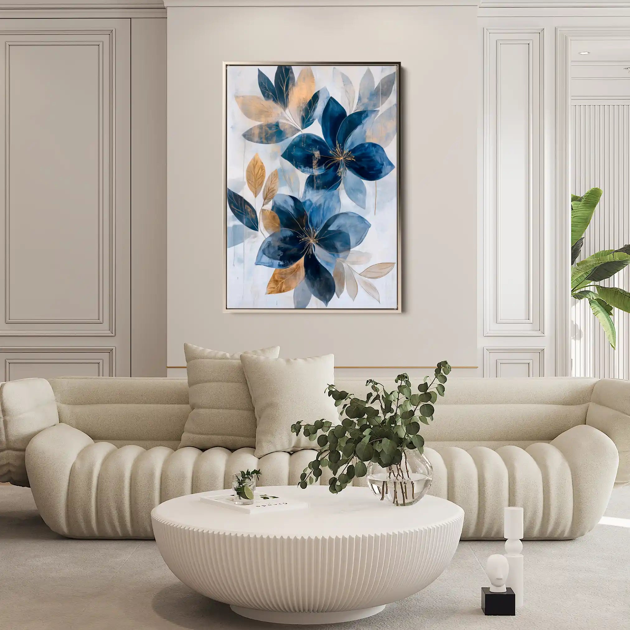 Floral Canvas Wall Art WAD1410-F 90 x 60 cm / Stretched on hidden frame