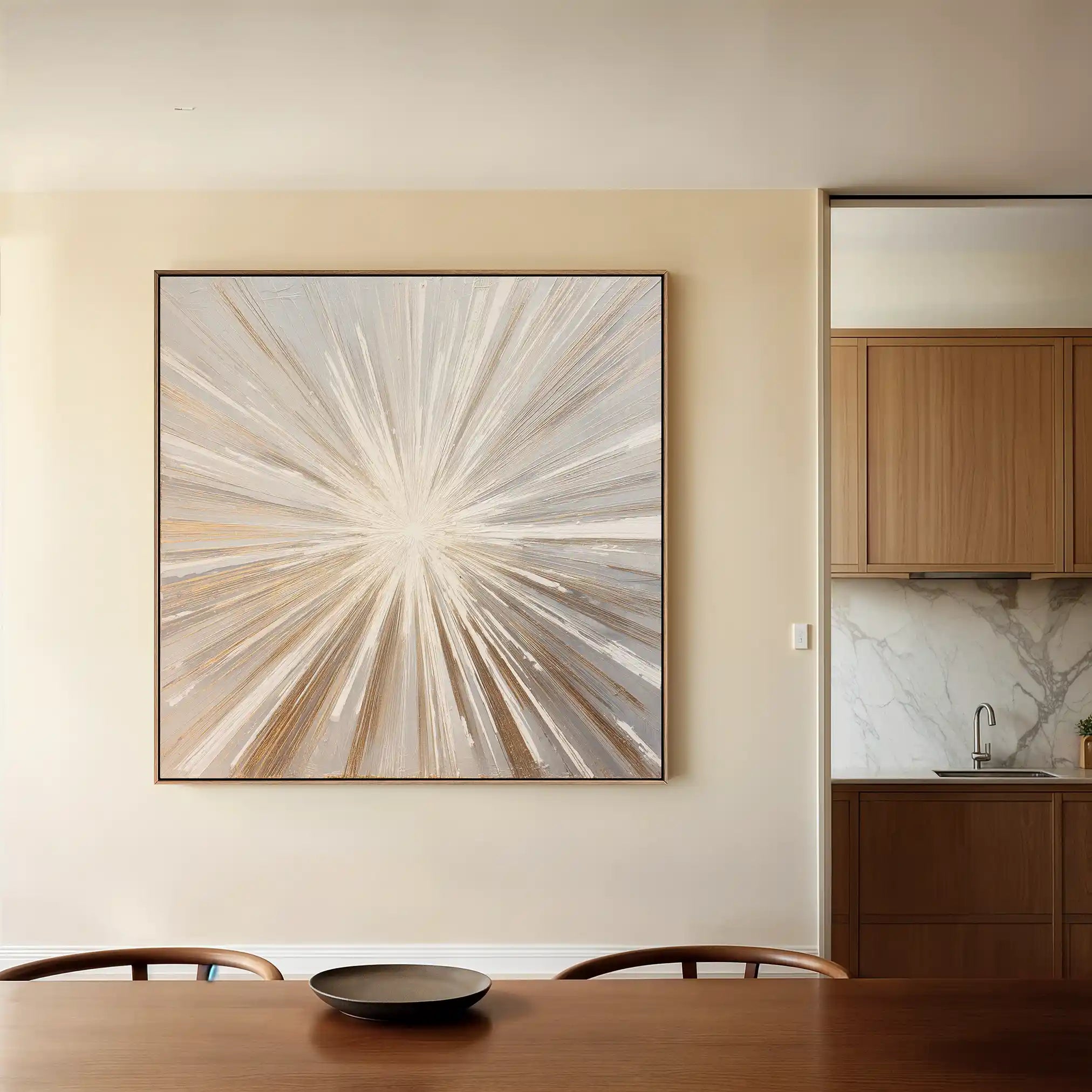 Abstract 1412 Canvas Art 60 x 60 cm / Stretched on hidden frame