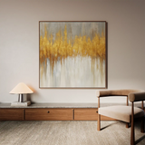 Abstract 1413 Canvas Art 60 x 60 cm / Stretched on hidden frame