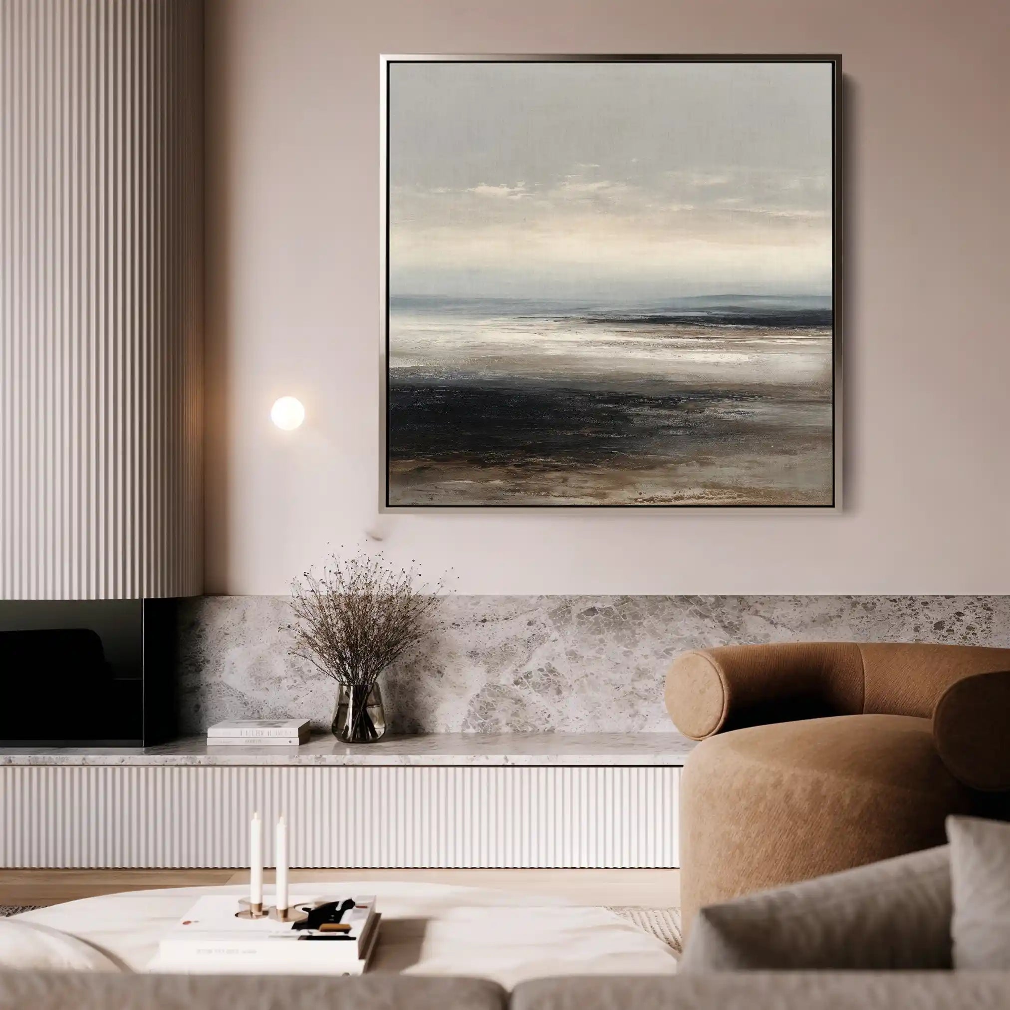 Abstract 1417 Canvas Art 60 x 60 cm / Stretched on hidden frame