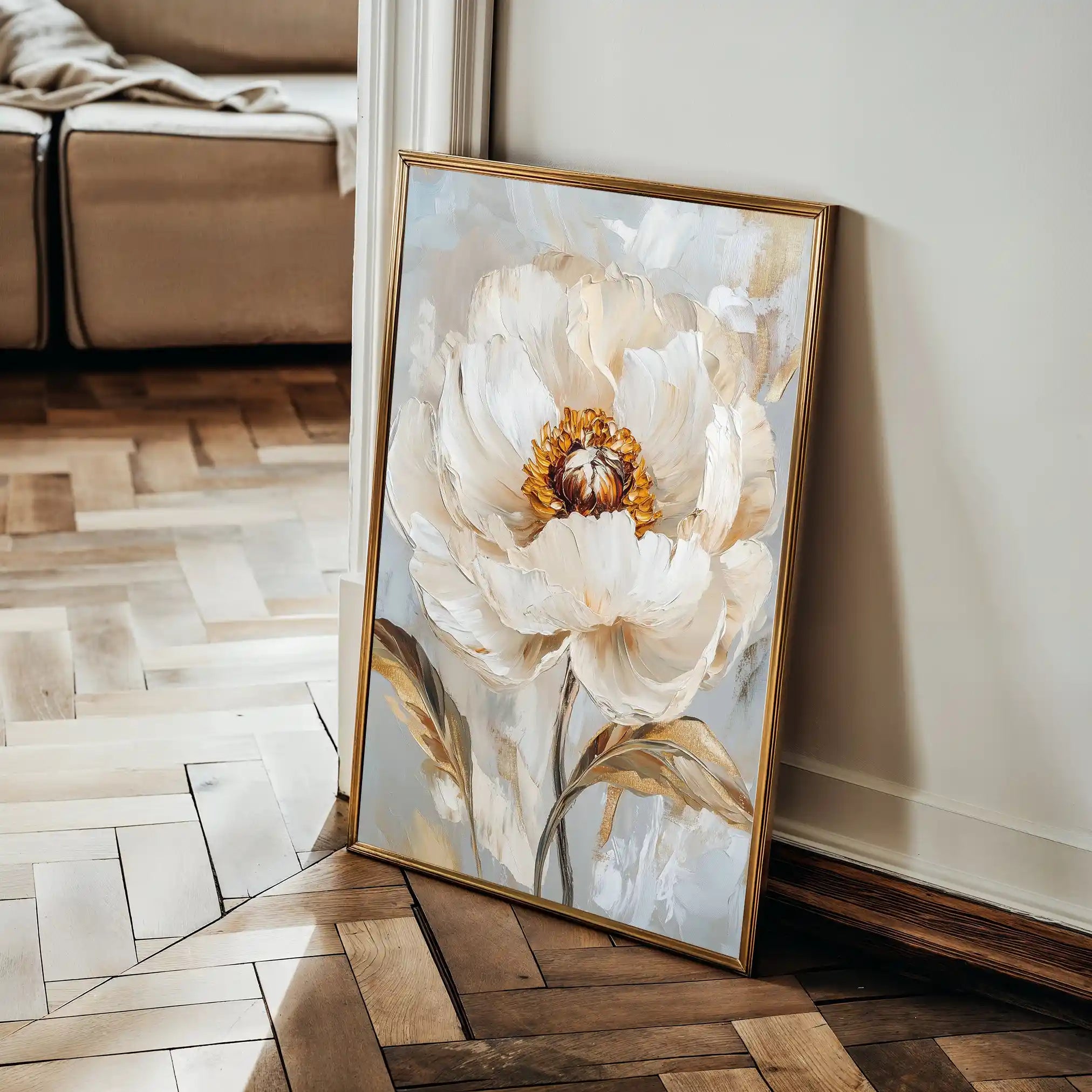Floral Canvas Wall Art WAD1418-F 90 x 60 cm / Stretched on hidden frame