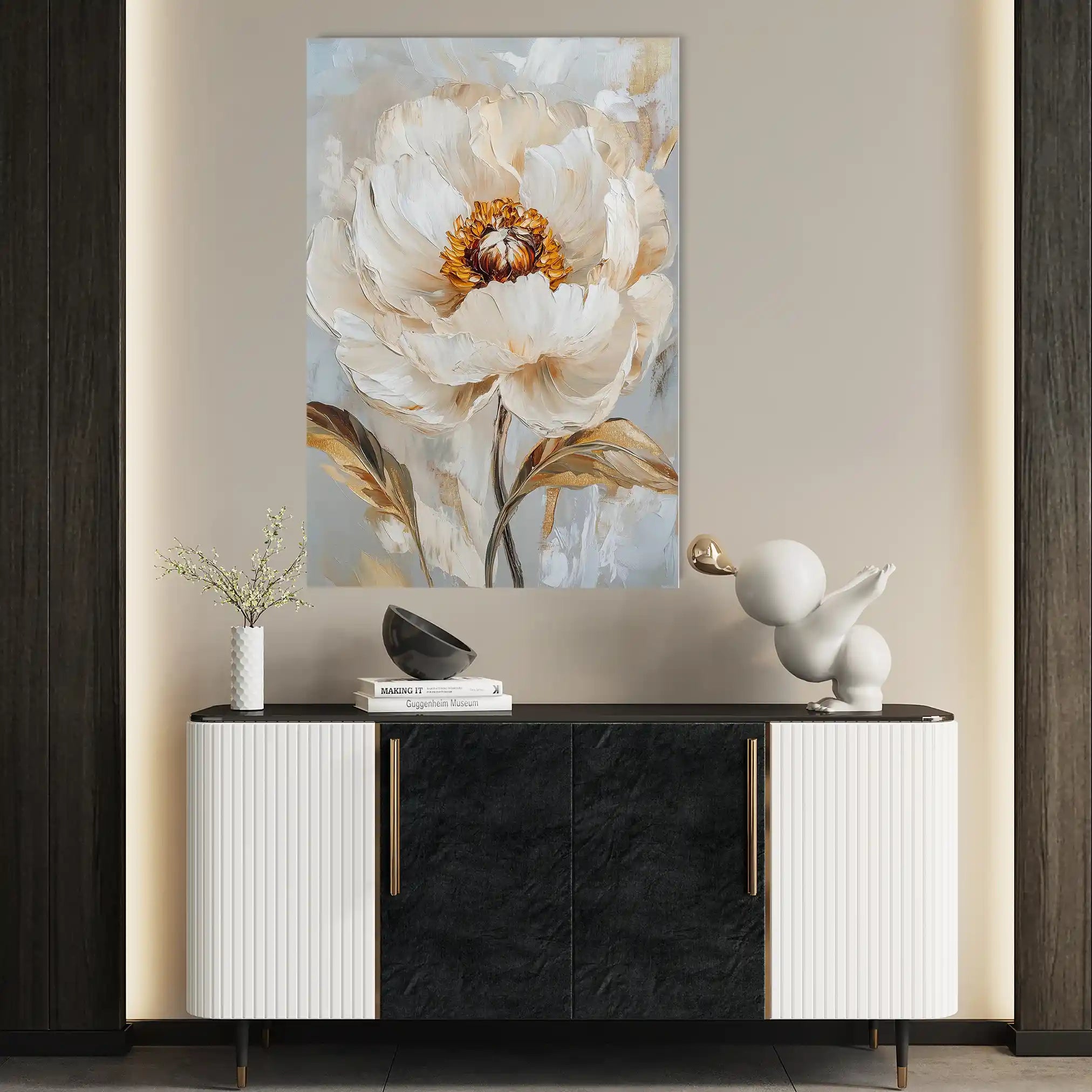 Floral Canvas Wall Art WAD1418-F 90 x 60 cm / Stretched on hidden frame
