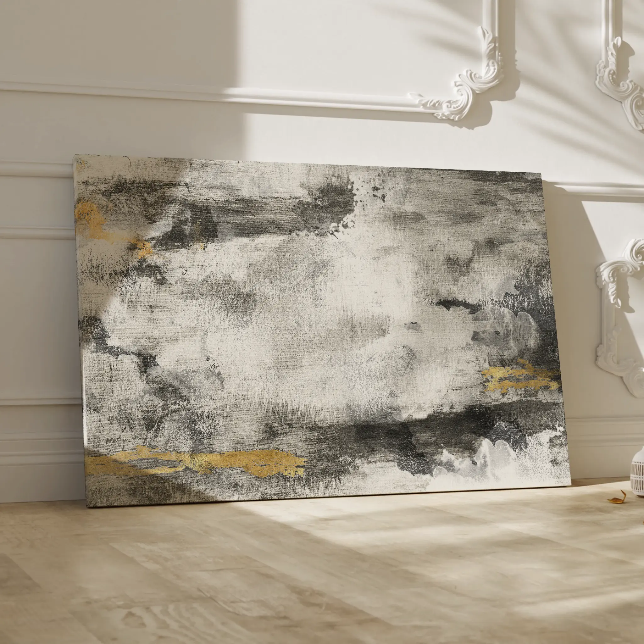 Abstract Canvas Wall Art WAD142-A 90 x 60 cm / Stretched on hidden frame