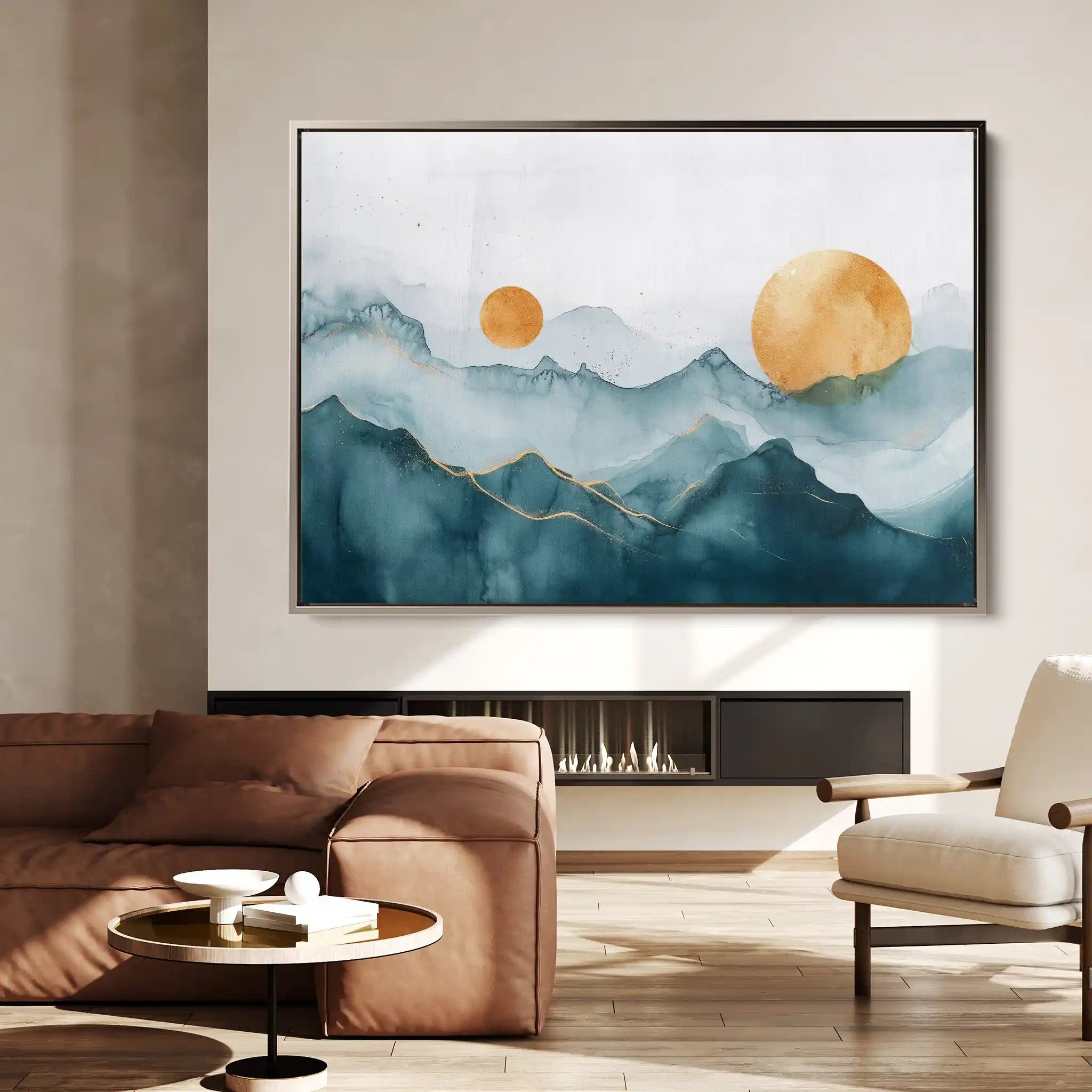 Boho 142 Canvas Art 90 x 60 cm / Stretched on hidden frame