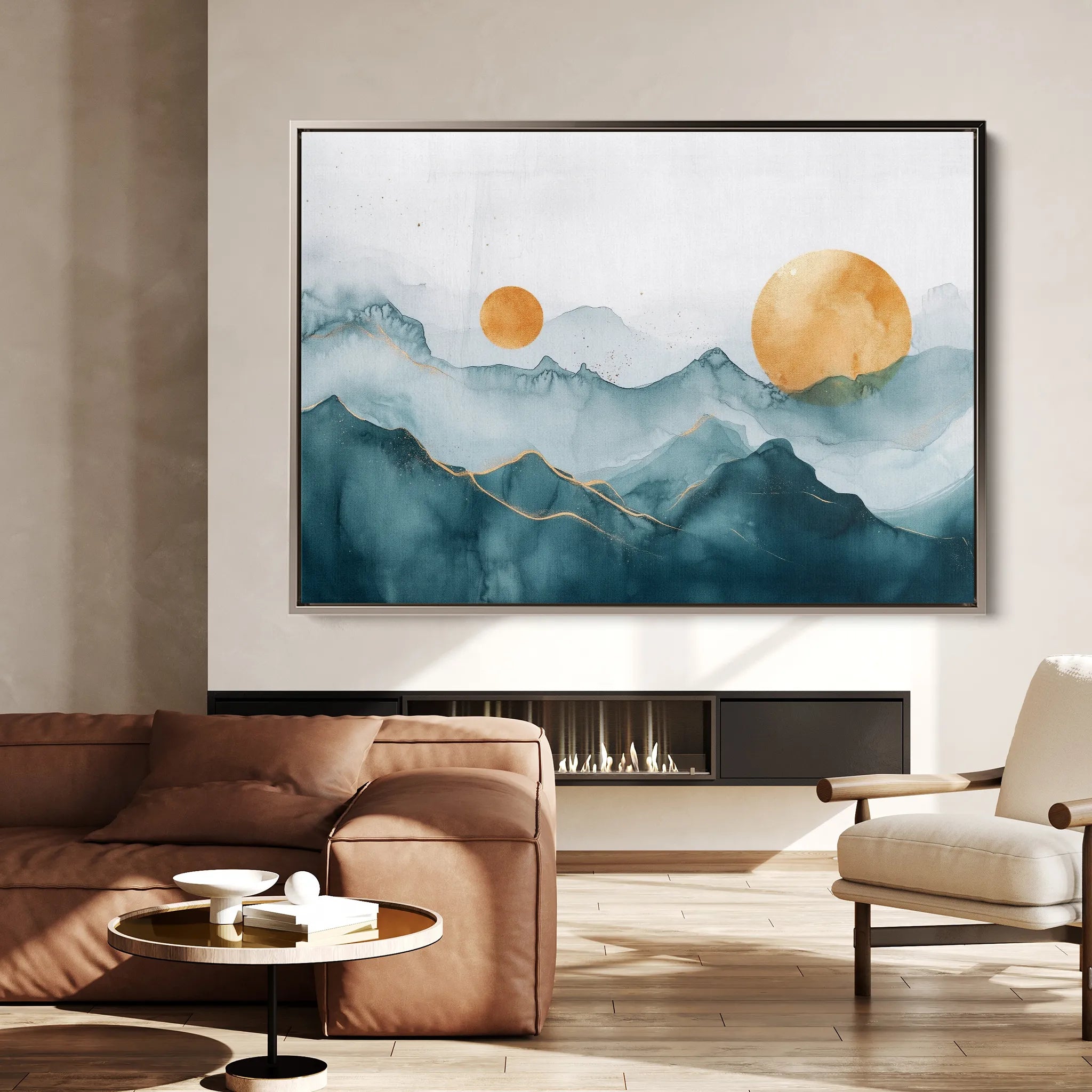Boho Canvas Wall Art WAD142-BH 90 x 60 cm / Stretched on hidden frame