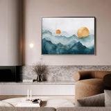 Boho 142 Canvas Art 90 x 60 cm / Stretched on hidden frame