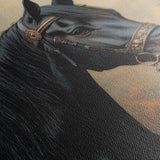 Horses 142 Canvas Art 90 x 60 cm / Stretched on hidden frame