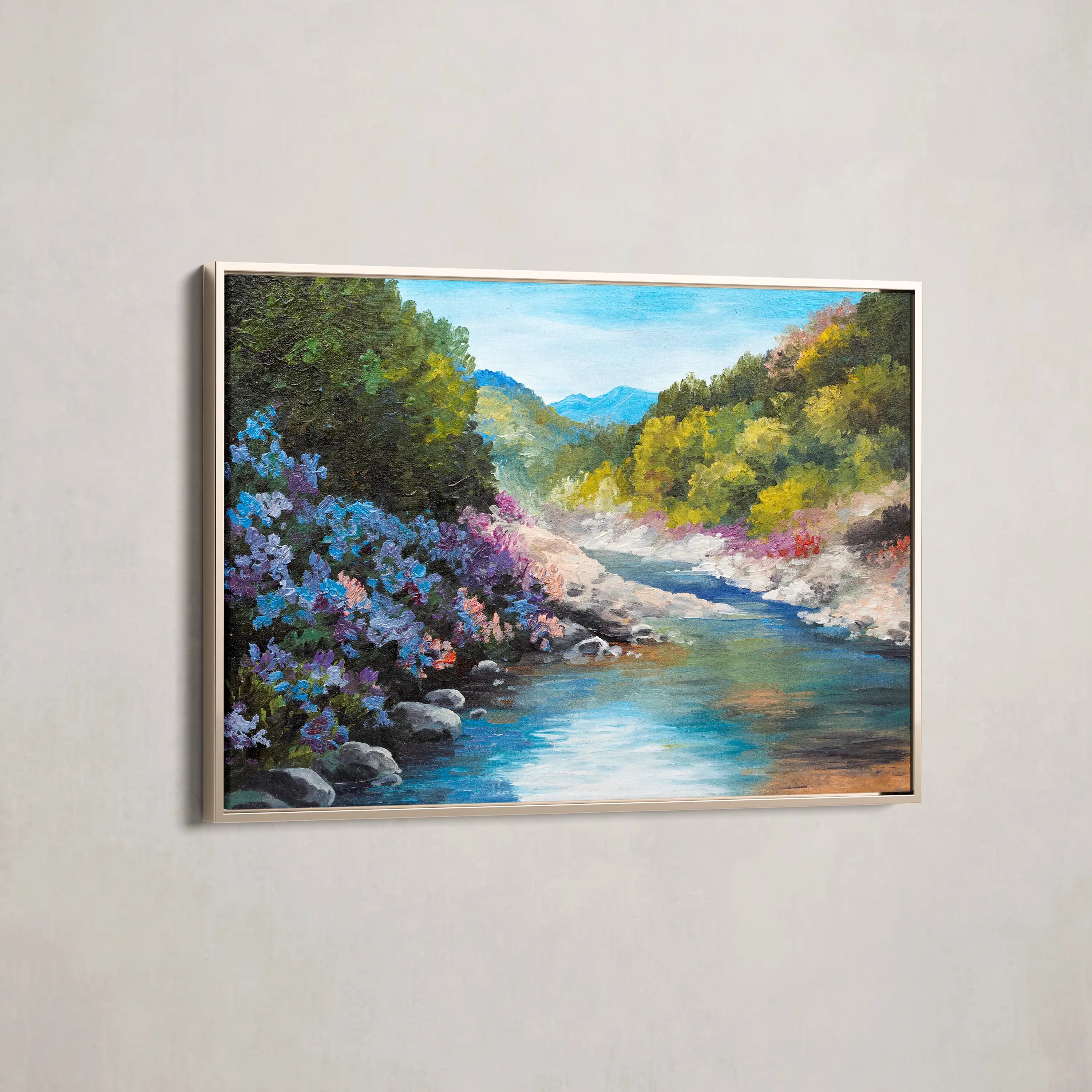 Landscape Canvas Wall Art WAD142-L 90 x 60 cm / Stretched on hidden frame