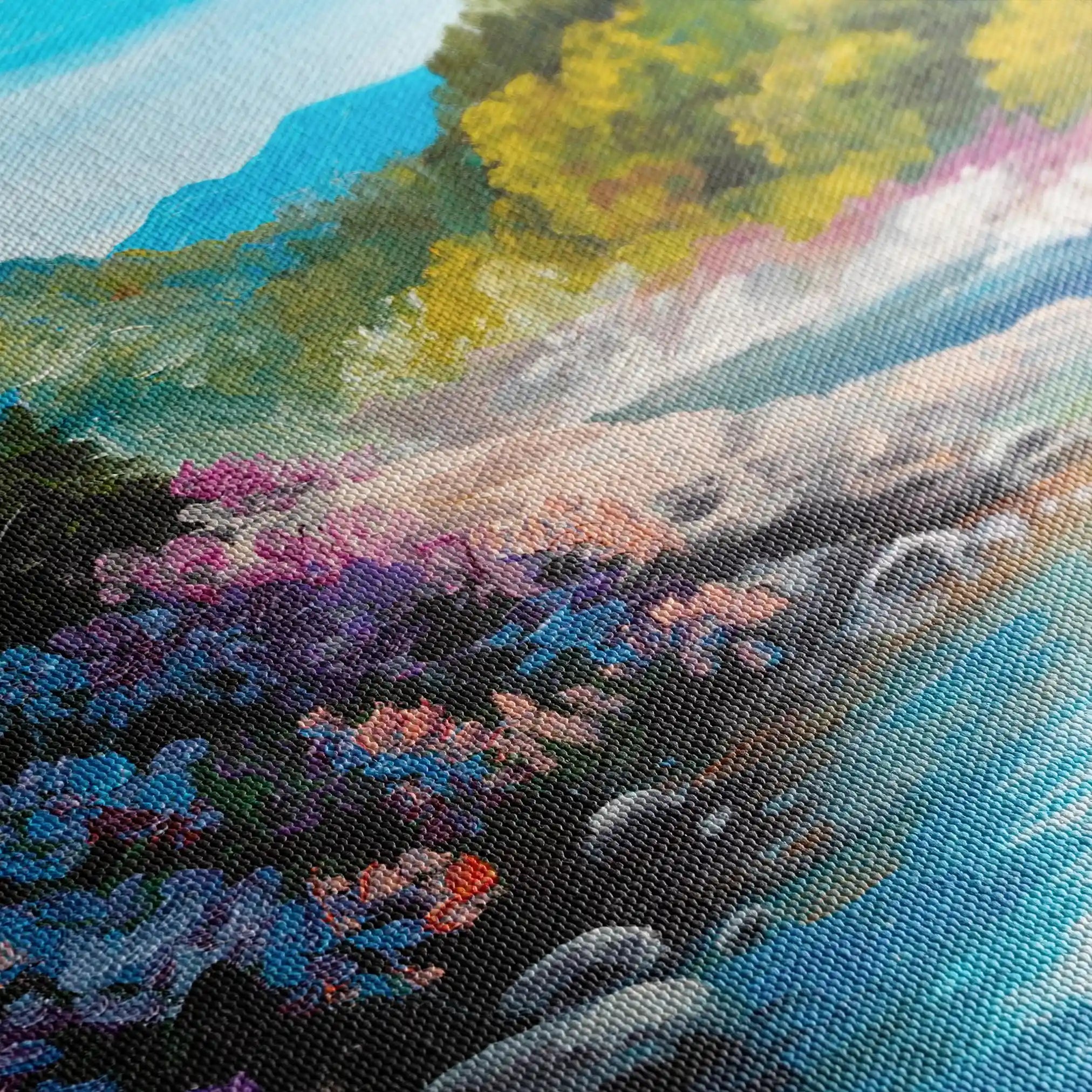 Landscape 142 Canvas Art 90 x 60 cm / Stretched on hidden frame
