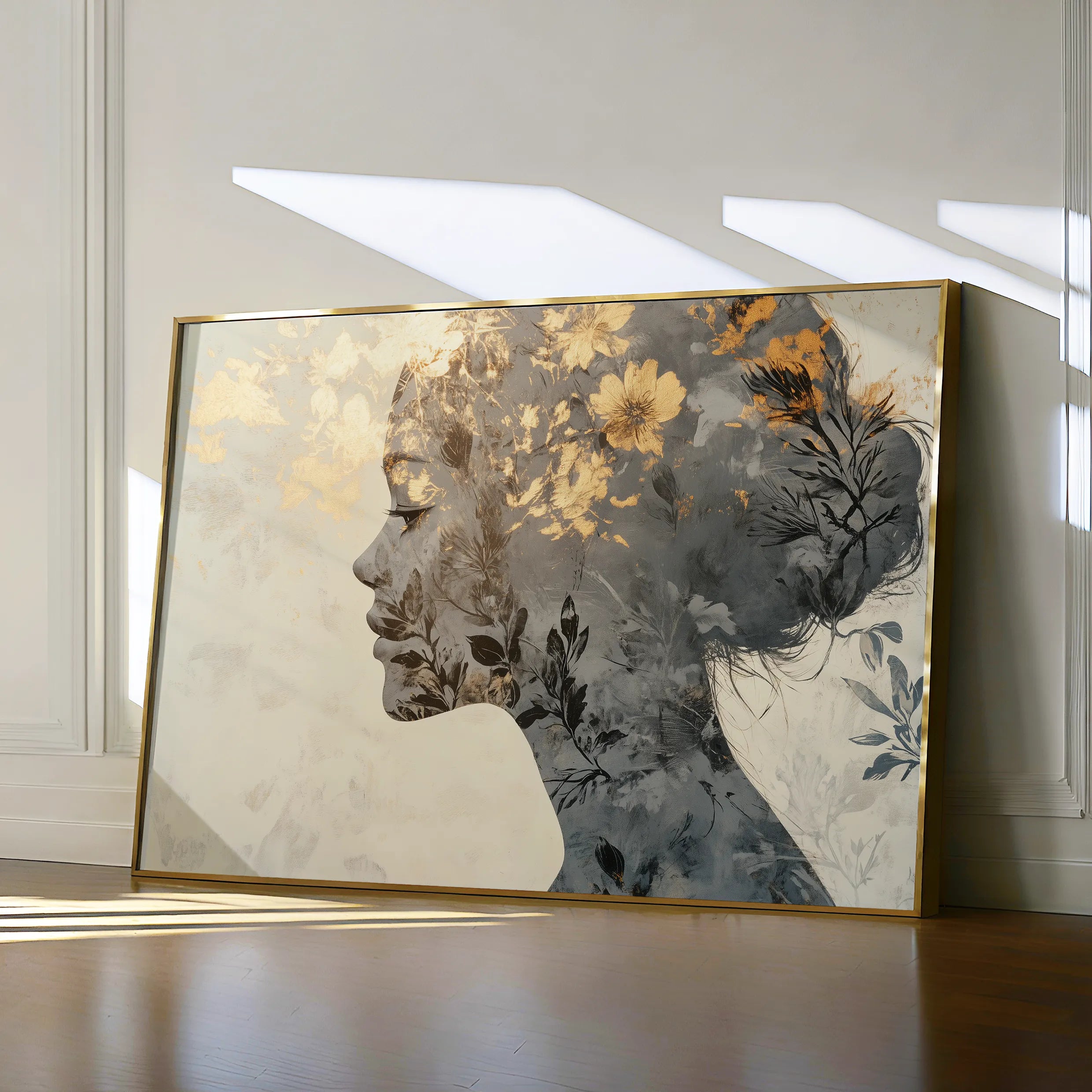 Portrait Canvas Wall Art WAD142-P 90 x 60 cm / Stretched on hidden frame