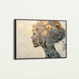 Portrait 142 Canvas Art 90 x 60 cm / Stretched on hidden frame