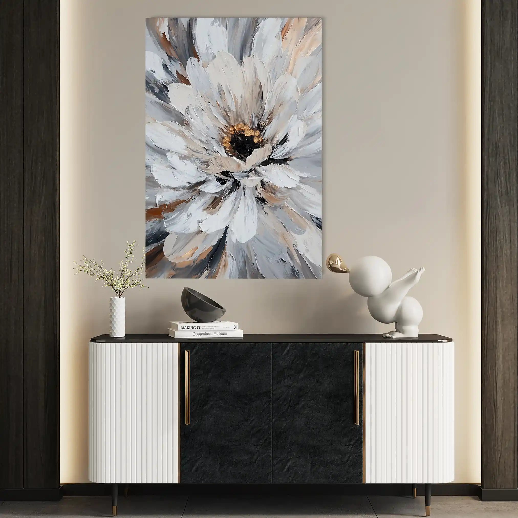 Floral Canvas Wall Art WAD1420-F 90 x 60 cm / Stretched on hidden frame