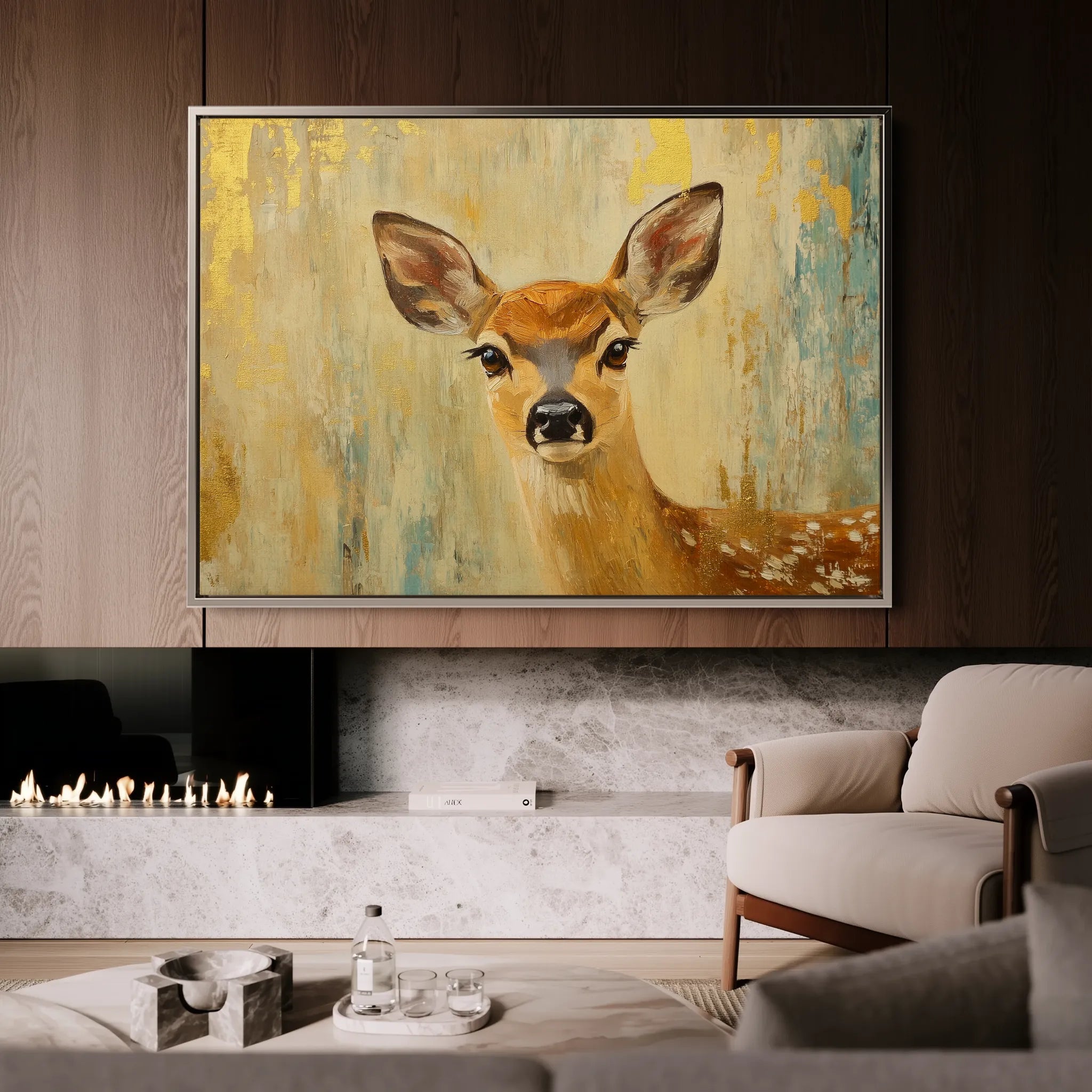 Animals Canvas Wall Art WAD143-AN 90 x 60 cm / Stretched on hidden frame