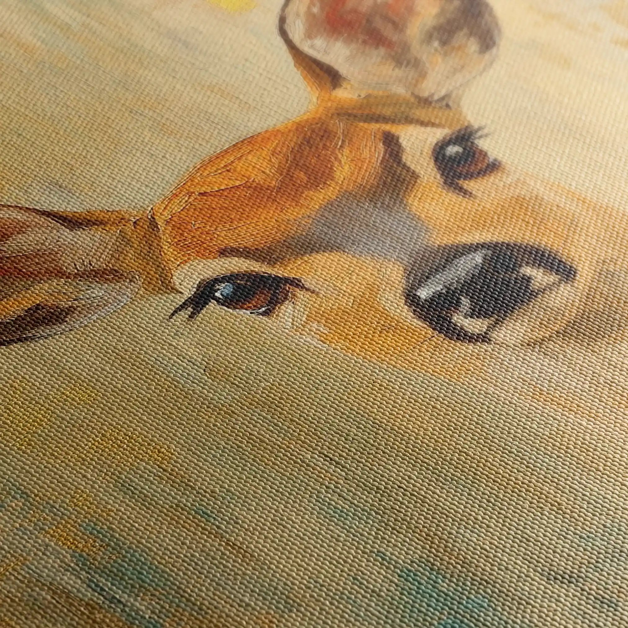 Animals 143 Canvas Art 90 x 60 cm / Stretched on hidden frame