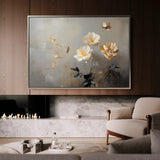 Floral Canvas Wall Art WAD143-F 90 x 60 cm / Stretched on hidden frame