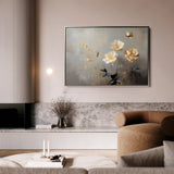 Floral Canvas Wall Art WAD143-F 90 x 60 cm / Stretched on hidden frame