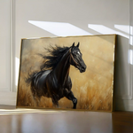 Horses 143 Canvas Art 90 x 60 cm / Stretched on hidden frame
