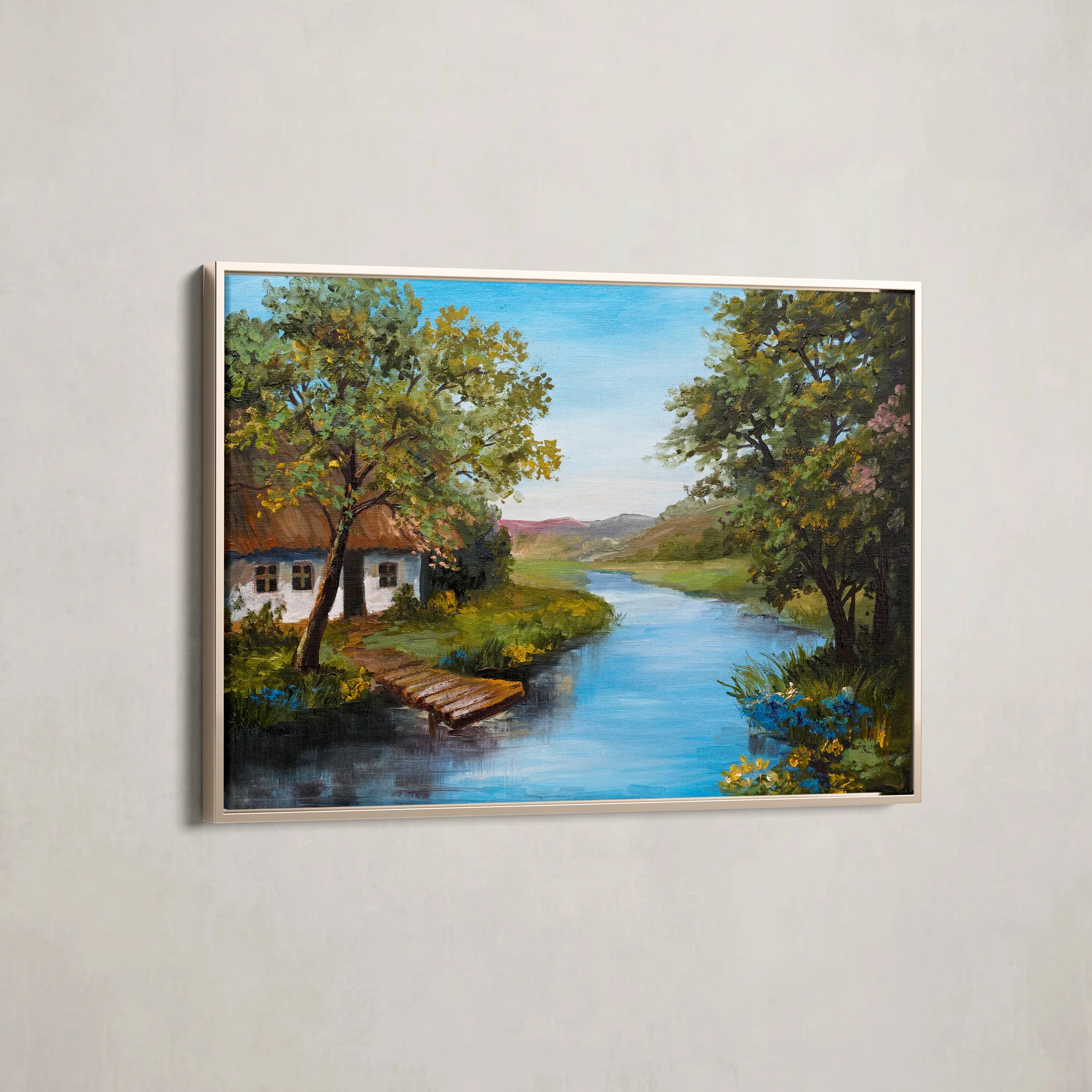 Landscape Canvas Wall Art WAD143-L 90 x 60 cm / Stretched on hidden frame