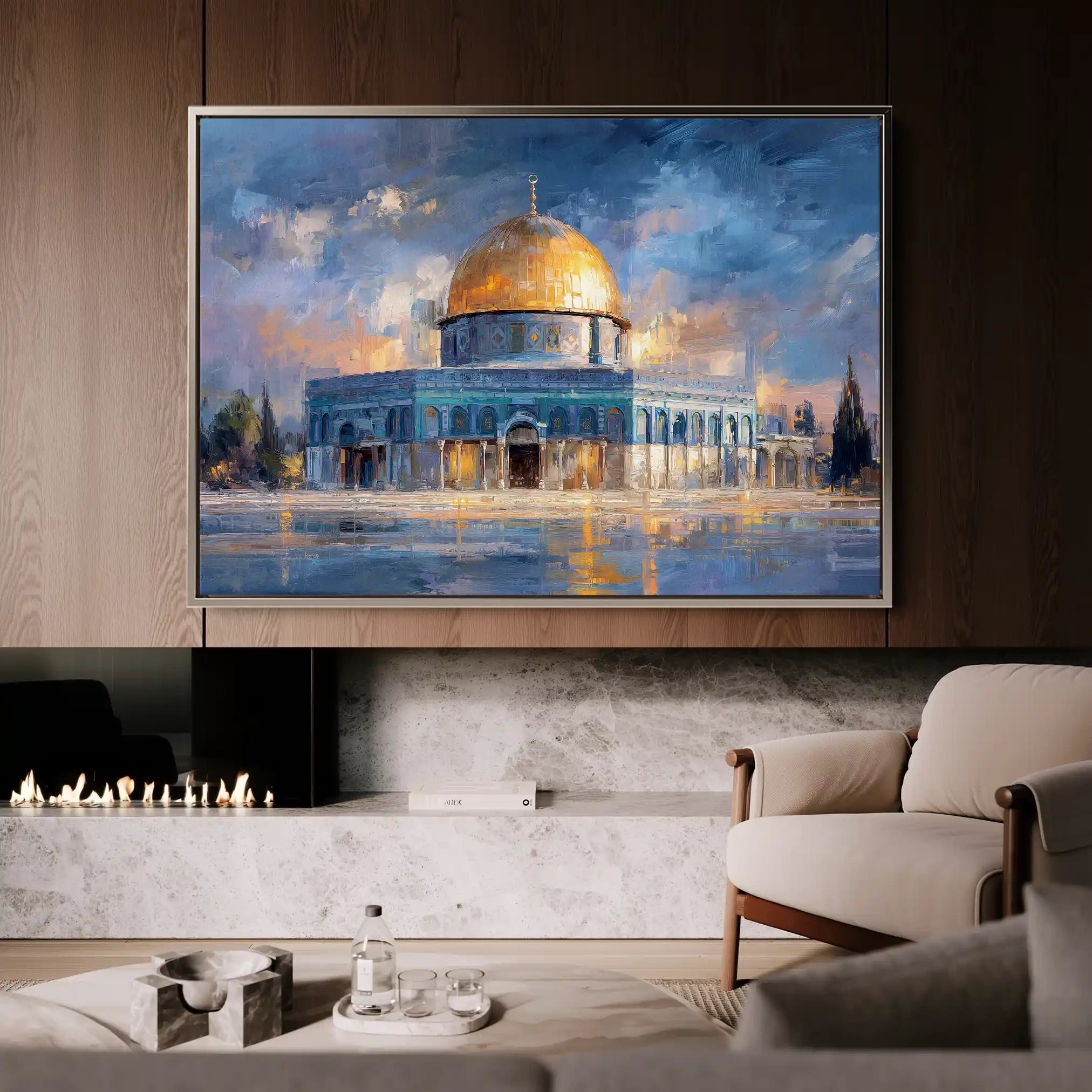 Palestine 143 Canvas Art 60 x 40 cm / Stretched on hidden frame