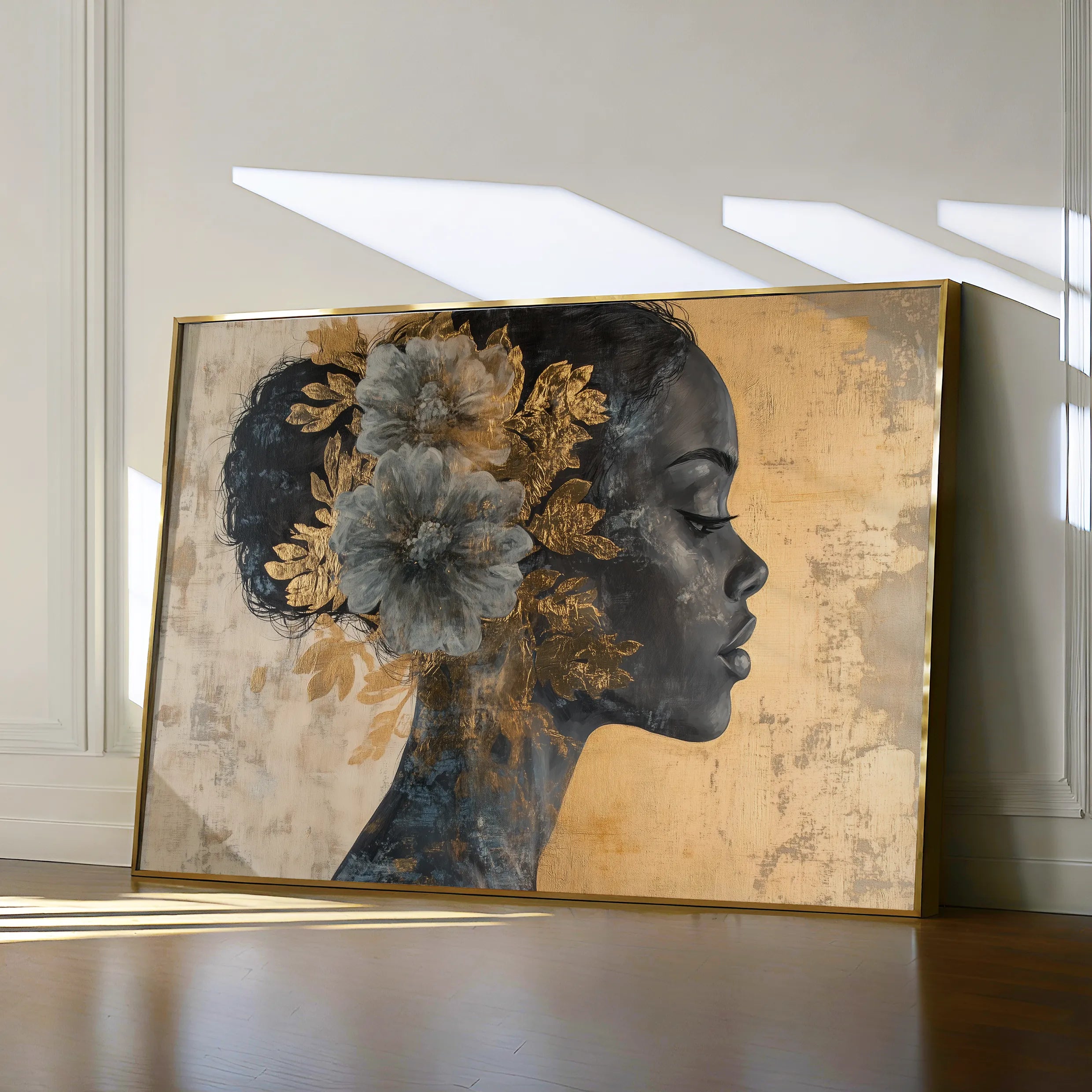 Portrait Canvas Wall Art WAD143-P 90 x 60 cm / Stretched on hidden frame