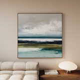 Abstract 1431 Canvas Art 60 x 60 cm / Stretched on hidden frame