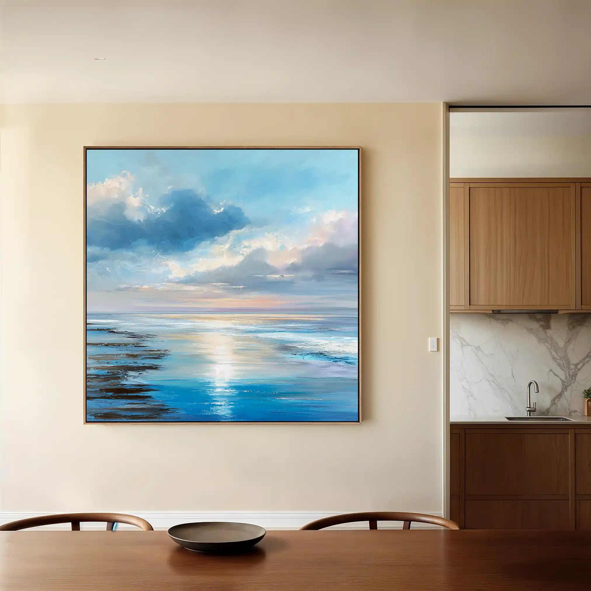 Abstract 1432 Canvas Art 60 x 60 cm / Stretched on hidden frame