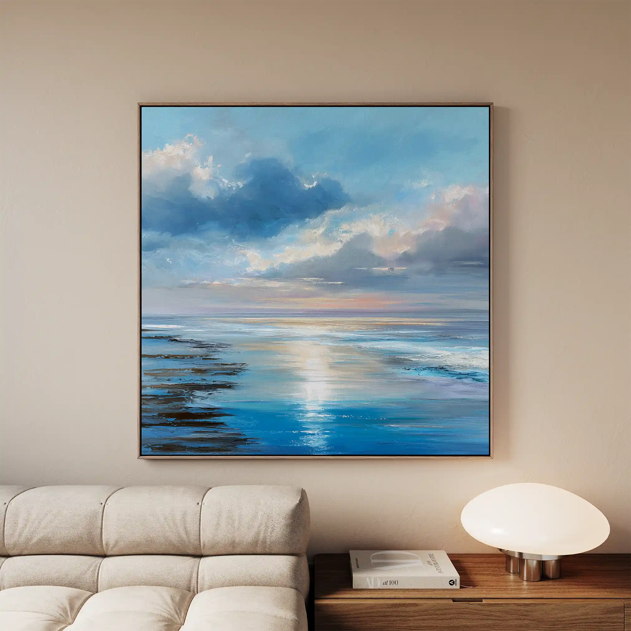 Abstract 1432 Canvas Art 60 x 60 cm / Stretched on hidden frame