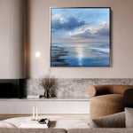 Abstract 1432 Canvas Art 60 x 60 cm / Stretched on hidden frame