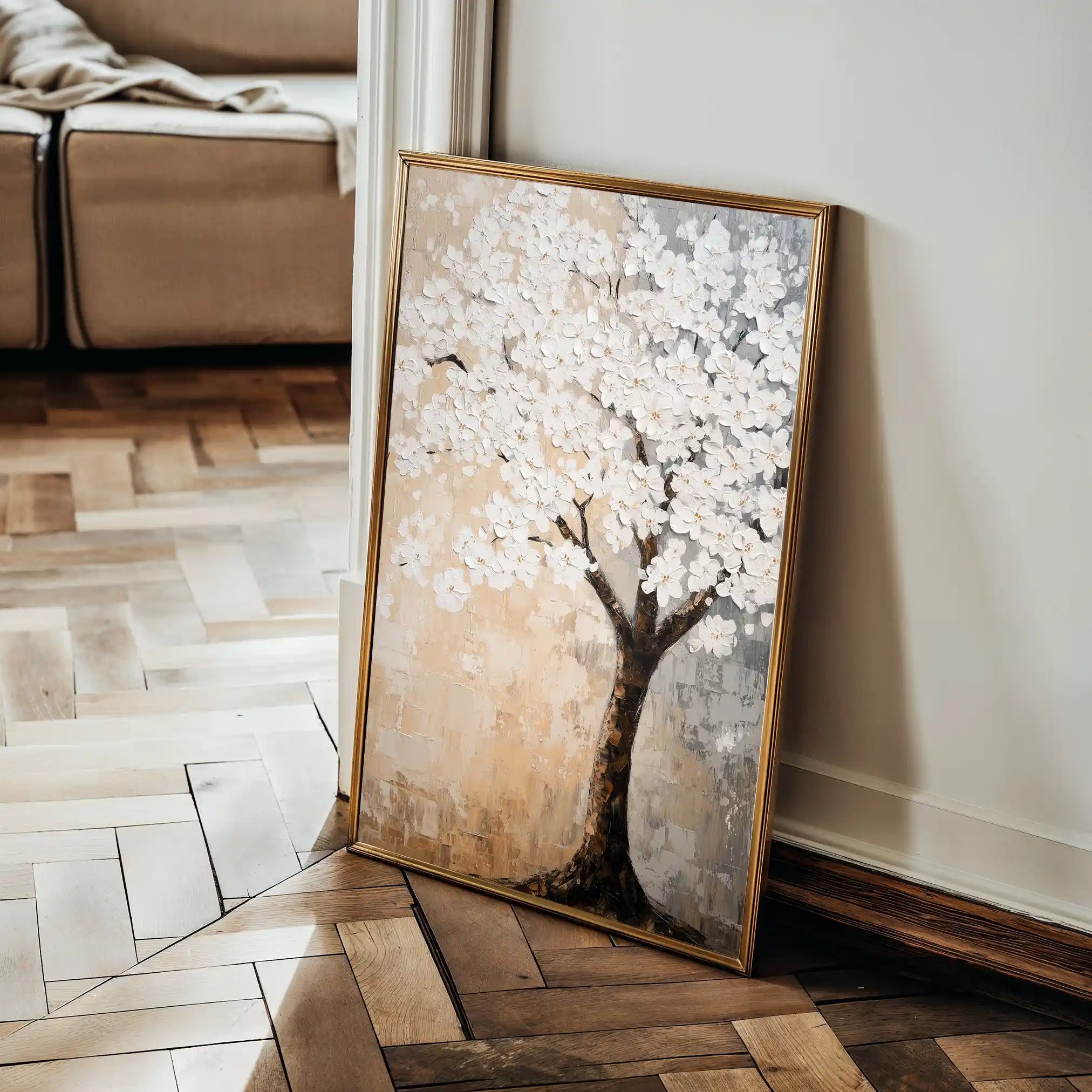 Floral Canvas Wall Art WAD1434-F 90 x 60 cm / Stretched on hidden frame