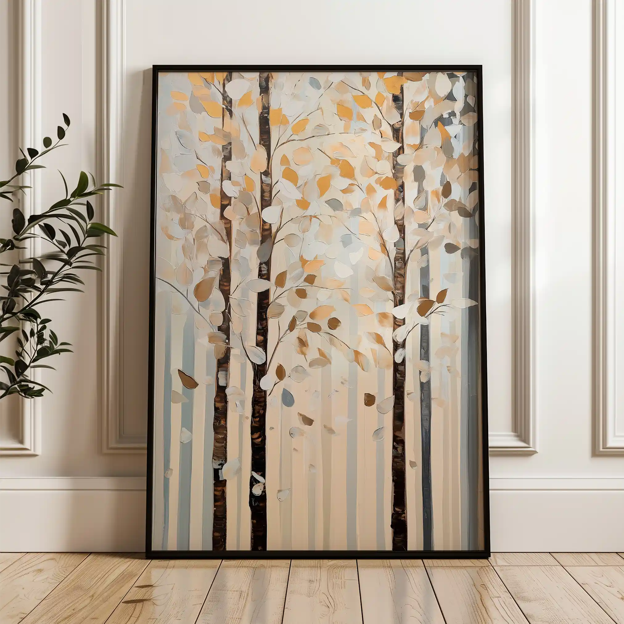Floral Canvas Wall Art WAD1435-F 90 x 60 cm / Stretched on hidden frame