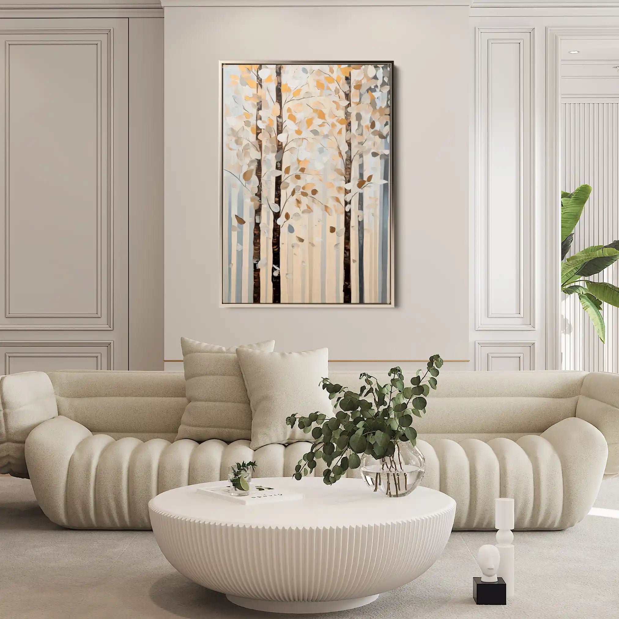 Floral Canvas Wall Art WAD1435-F 90 x 60 cm / Stretched on hidden frame