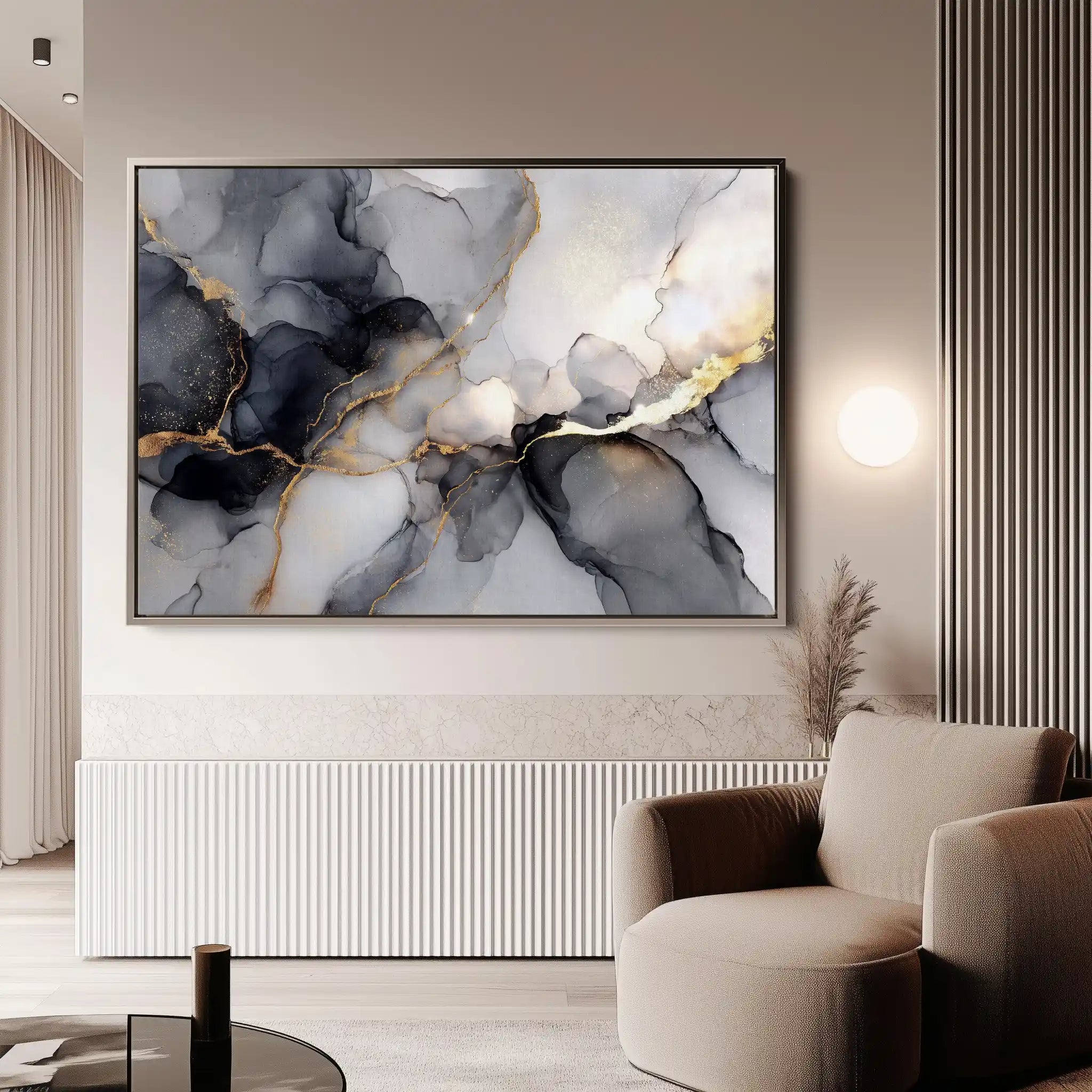 Abstract 1437 Canvas Art 60 x 40 cm / Stretched on hidden frame