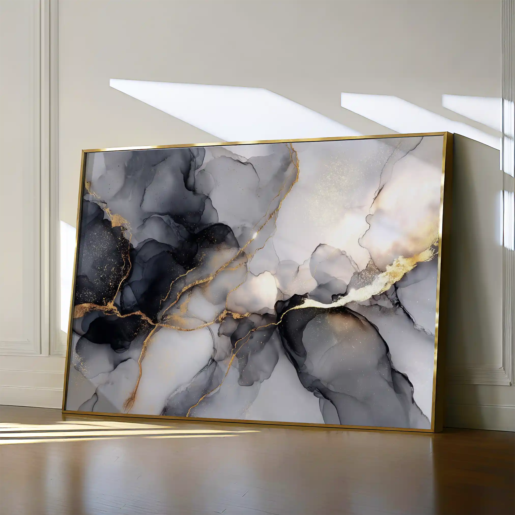 Abstract 1437 Canvas Art 60 x 40 cm / Stretched on hidden frame