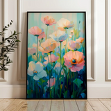 Floral Canvas Wall Art WAD1438-F 90 x 60 cm / Stretched on hidden frame