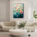 Floral Canvas Wall Art WAD1438-F 90 x 60 cm / Stretched on hidden frame