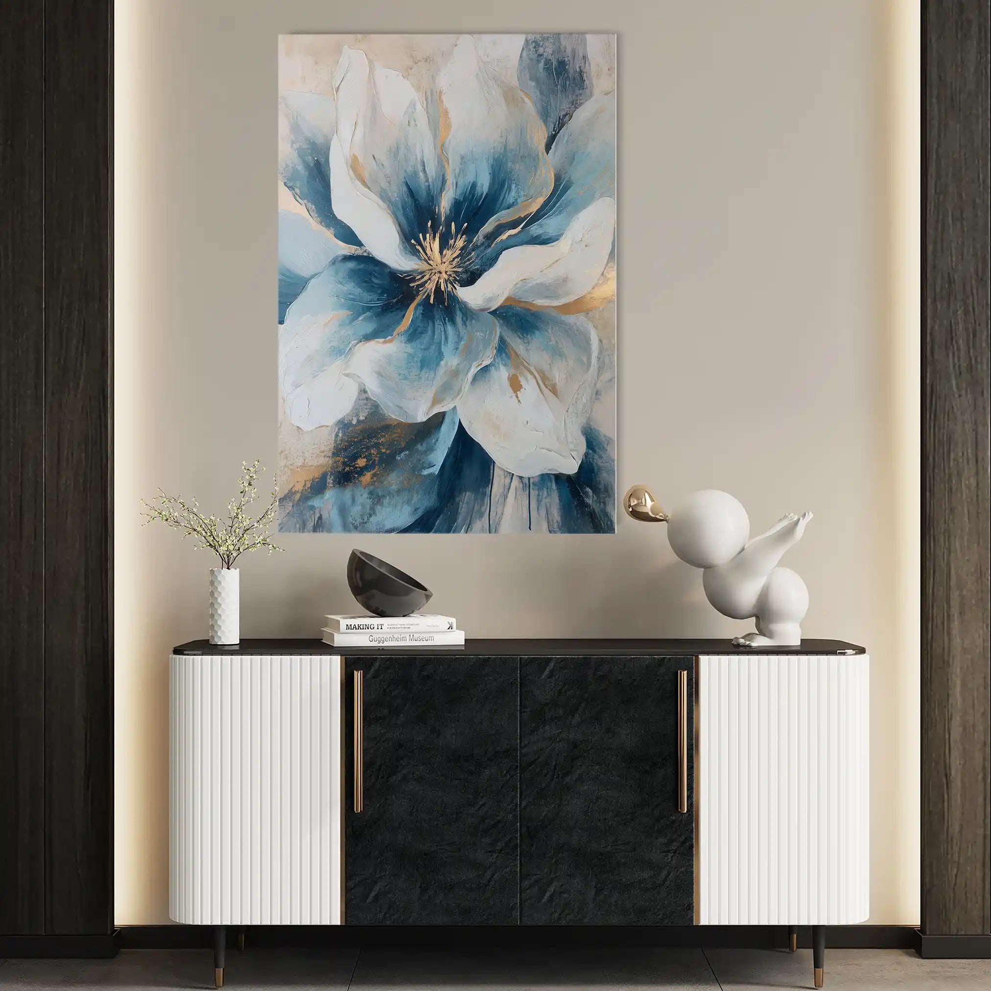 Floral Canvas Wall Art WAD1439-F 90 x 60 cm / Stretched on hidden frame