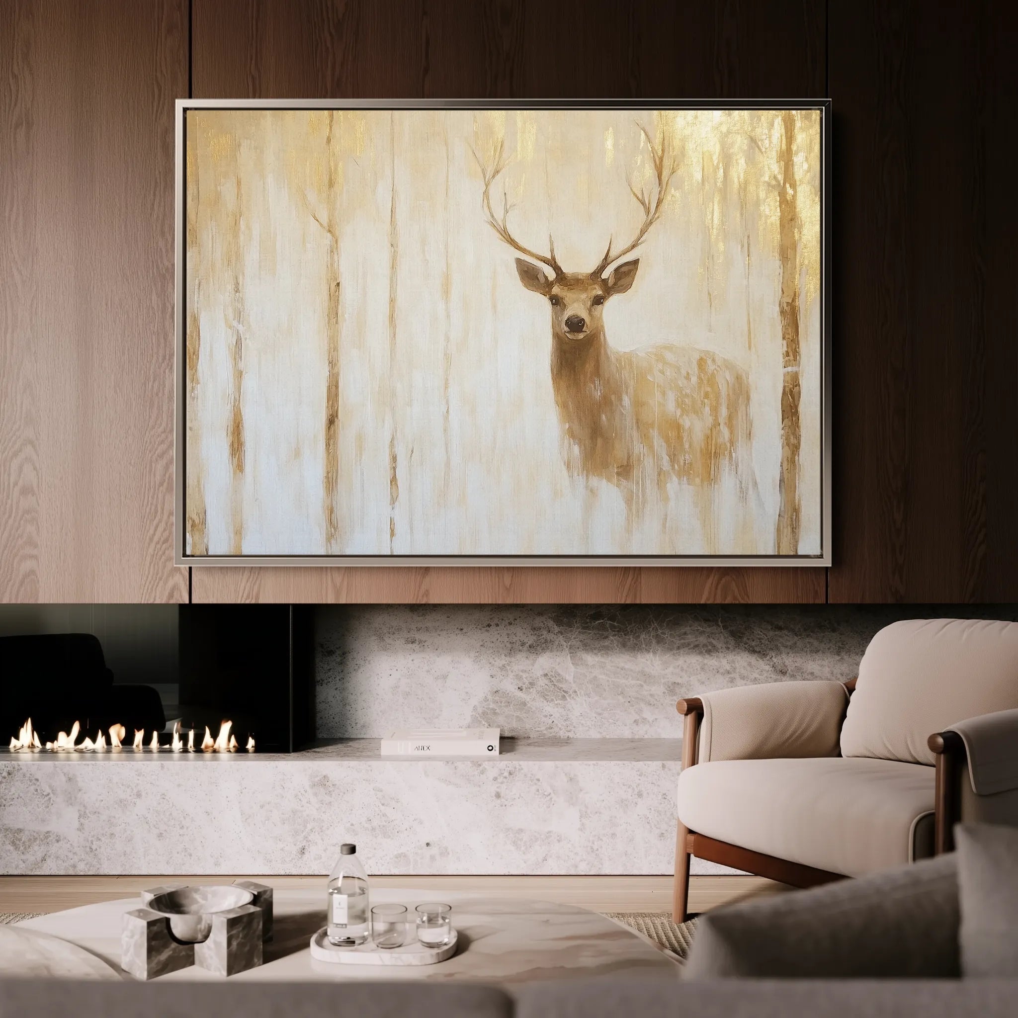 Animals Canvas Wall Art WAD144-AN 90 x 60 cm / Stretched on hidden frame
