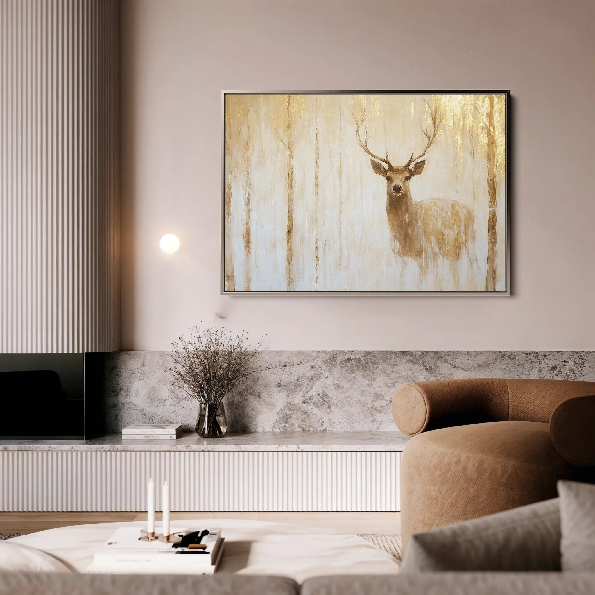 Animals Canvas Wall Art WAD144-AN 90 x 60 cm / Stretched on hidden frame