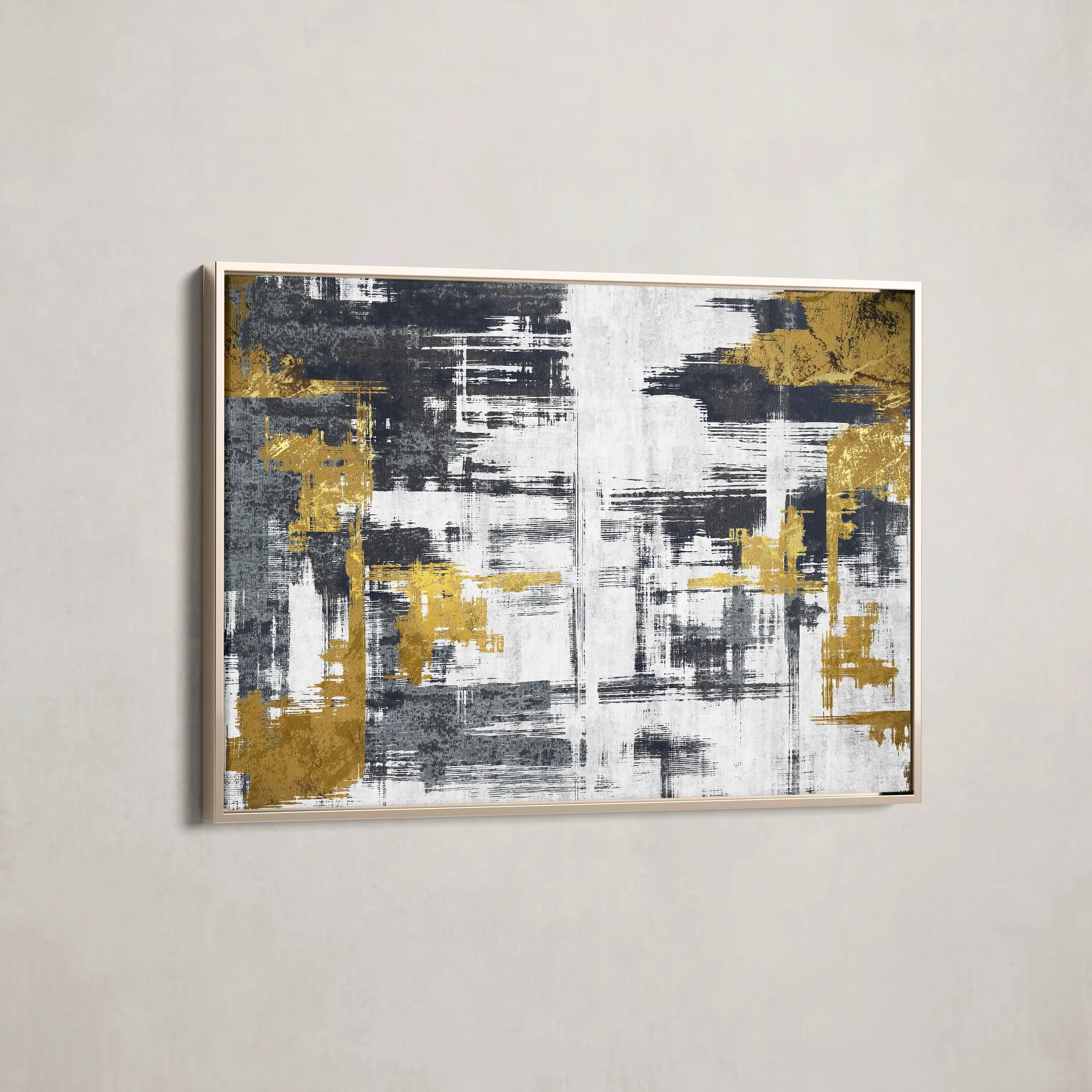 Abstract Canvas Wall Art WAD144-A 90 x 60 cm / Stretched on hidden frame