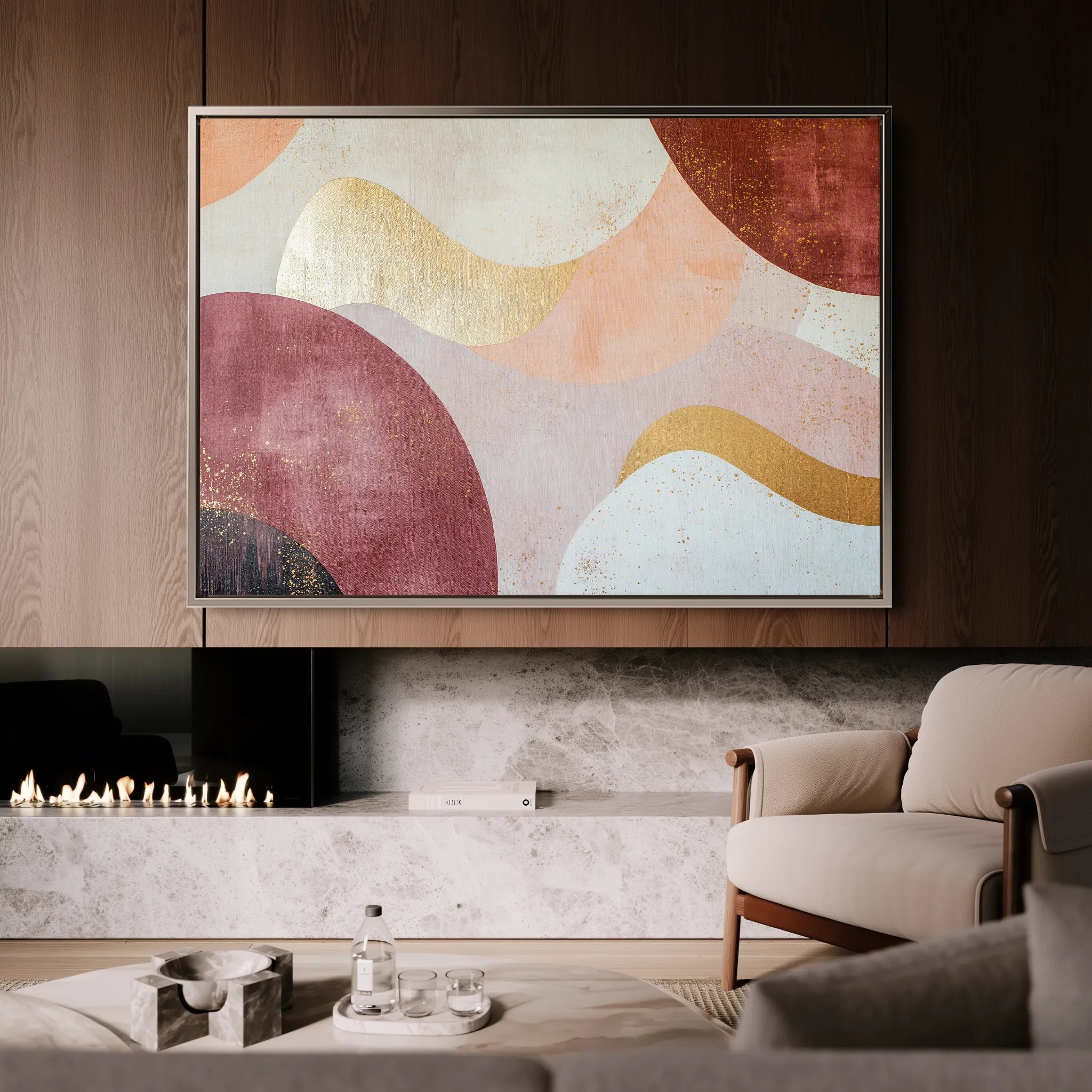 Boho Canvas Wall Art WAD144-BH 90 x 60 cm / Stretched on hidden frame