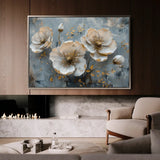 Floral Canvas Wall Art WAD144-F 90 x 60 cm / Stretched on hidden frame