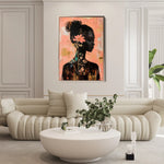 Portrait 144 Canvas Art 90 x 60 cm / Stretched on hidden frame