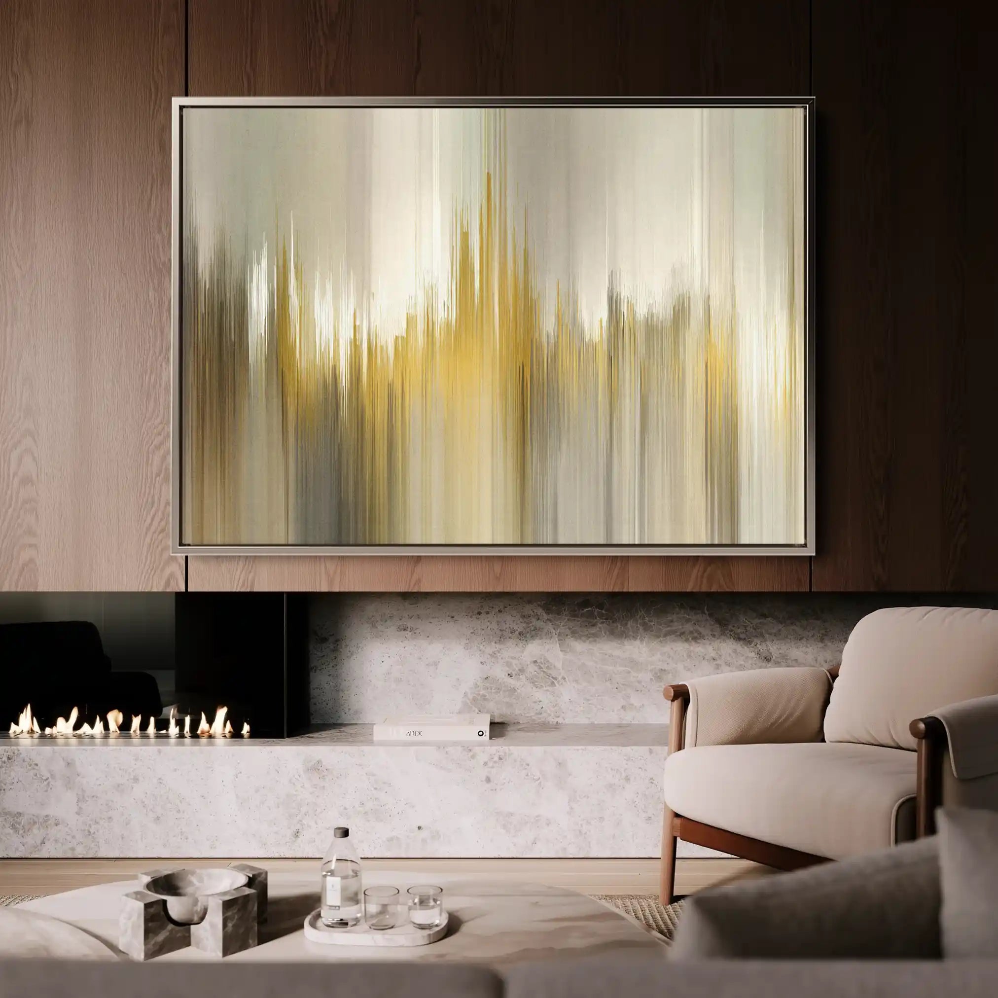 Abstract 1440 Canvas Art 60 x 40 cm / Stretched on hidden frame