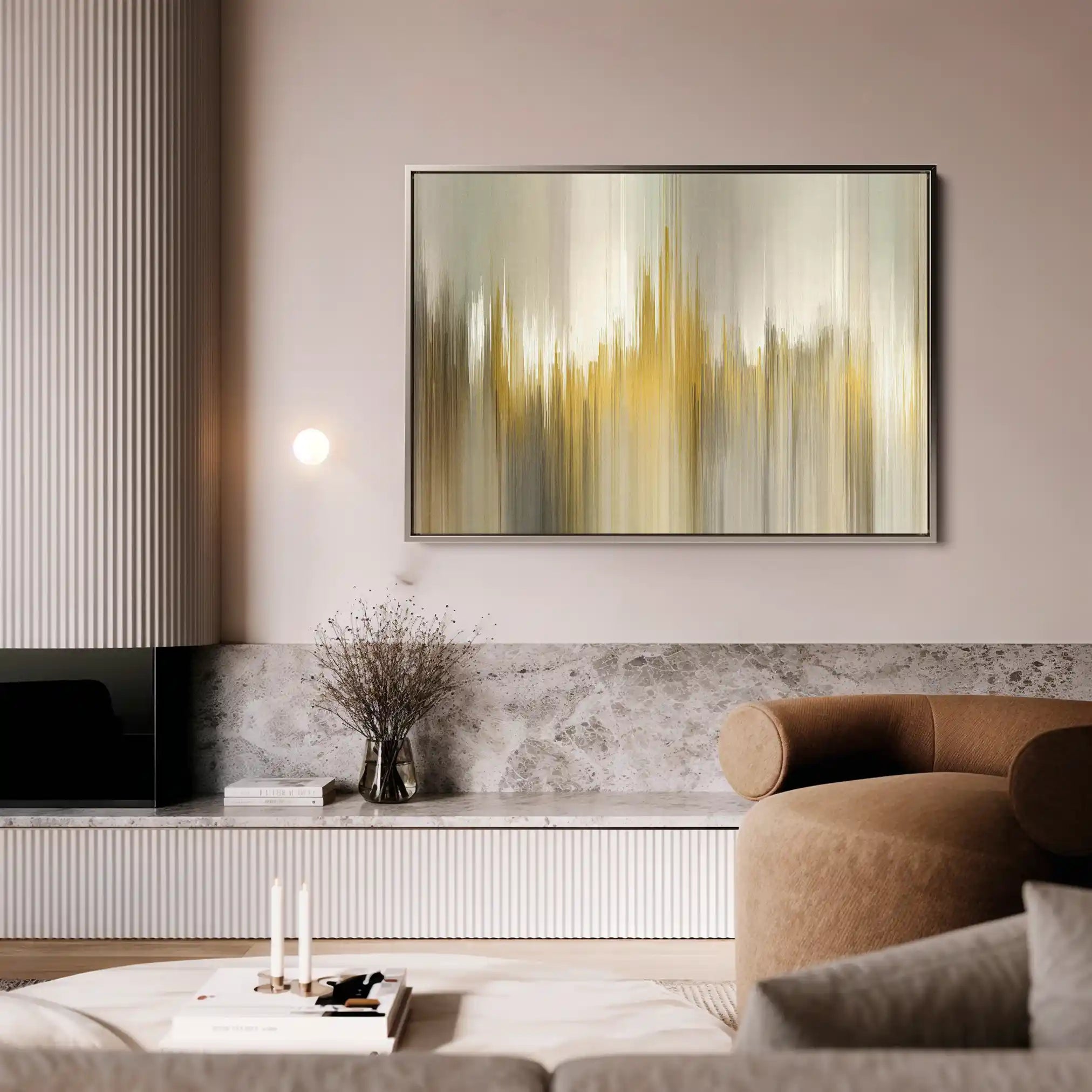 Abstract 1440 Canvas Art 60 x 40 cm / Stretched on hidden frame