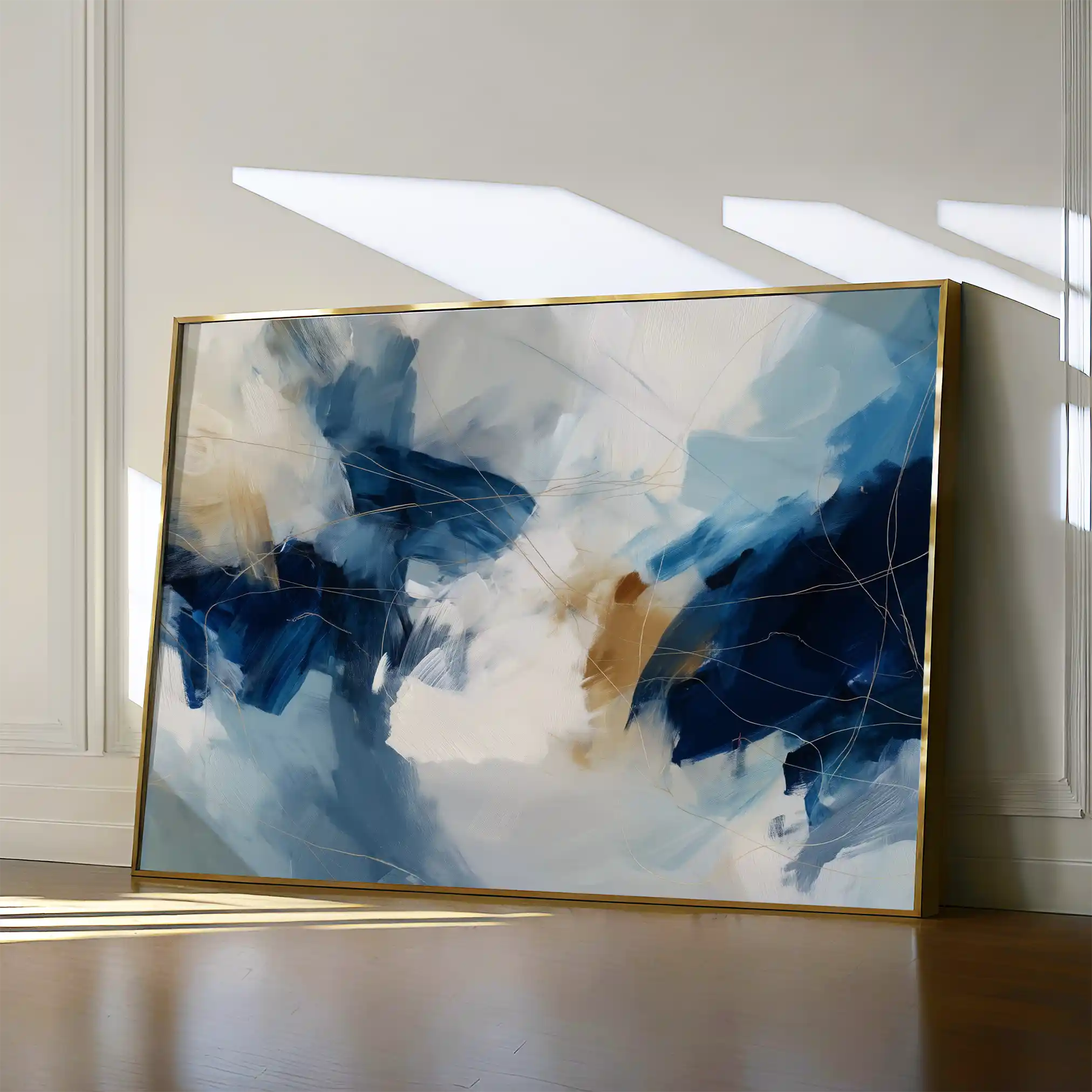 Abstract 1442 Canvas Art 60 x 40 cm / Stretched on hidden frame