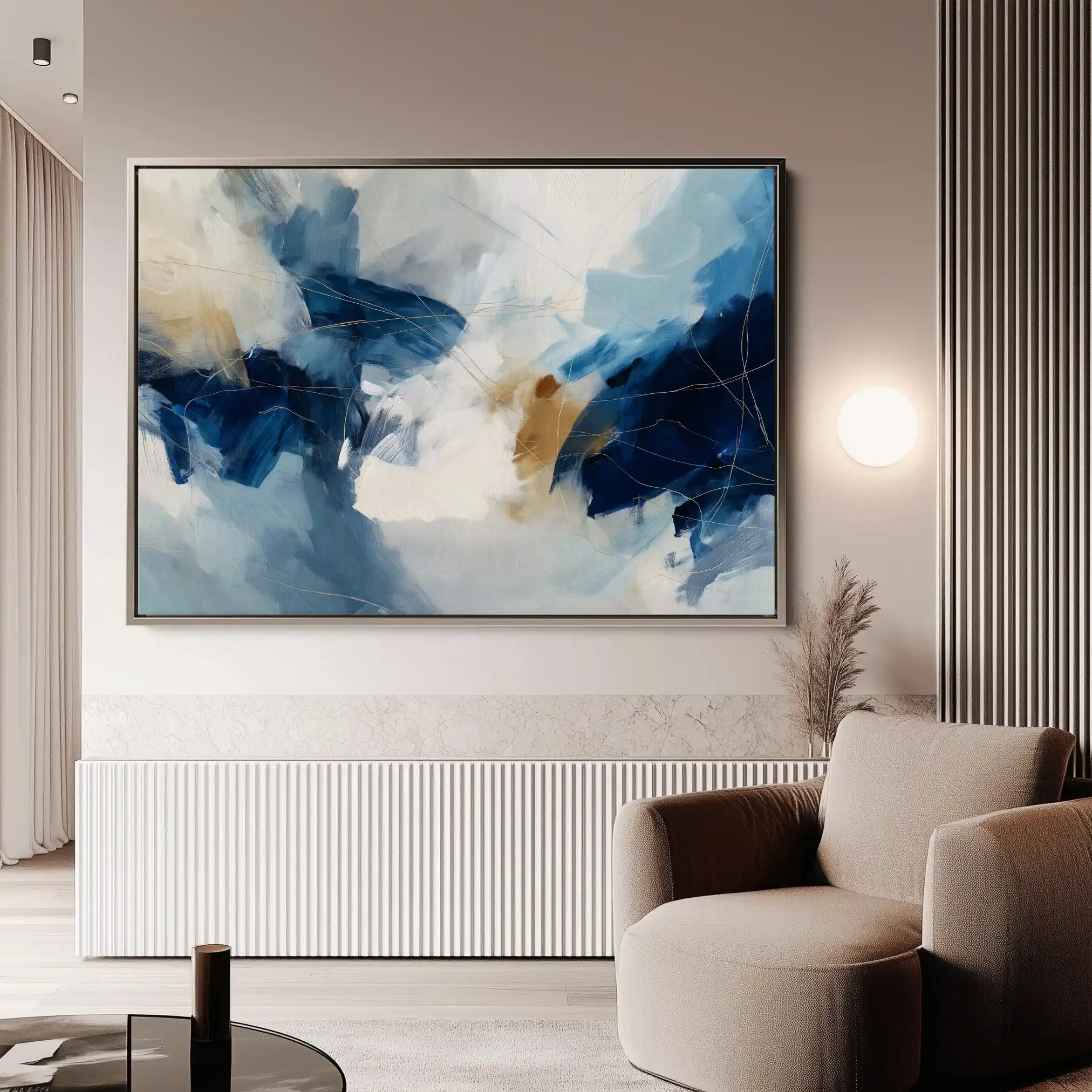 Abstract 1442 Canvas Art 60 x 40 cm / Stretched on hidden frame