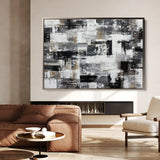 Abstract 1445 Canvas Art 60 x 40 cm / Stretched on hidden frame